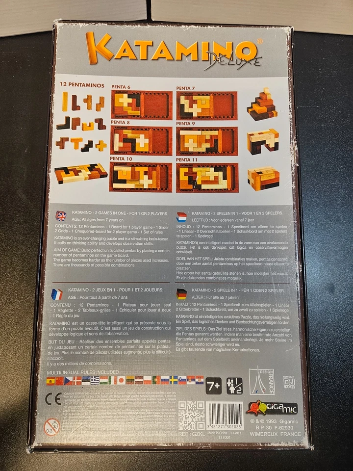 Katamino Deluxe - Vintage - 1993 - Gigmic - COMPLETE - Image 4 of 4
