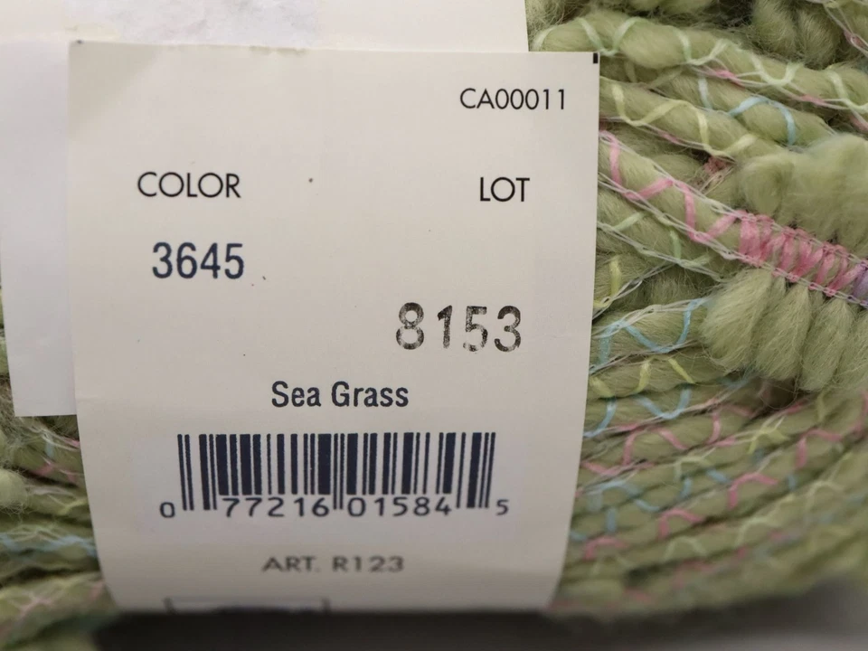 Moda Dea Yarn Lot Black Aerie, Green Lazy Daisy, White Dream 5 Skeins - Image 3 of 4