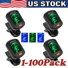 LCD Clip On Chromatic Acoustic Electric Guitar Bass Ukulele Banjo Violin Tuner