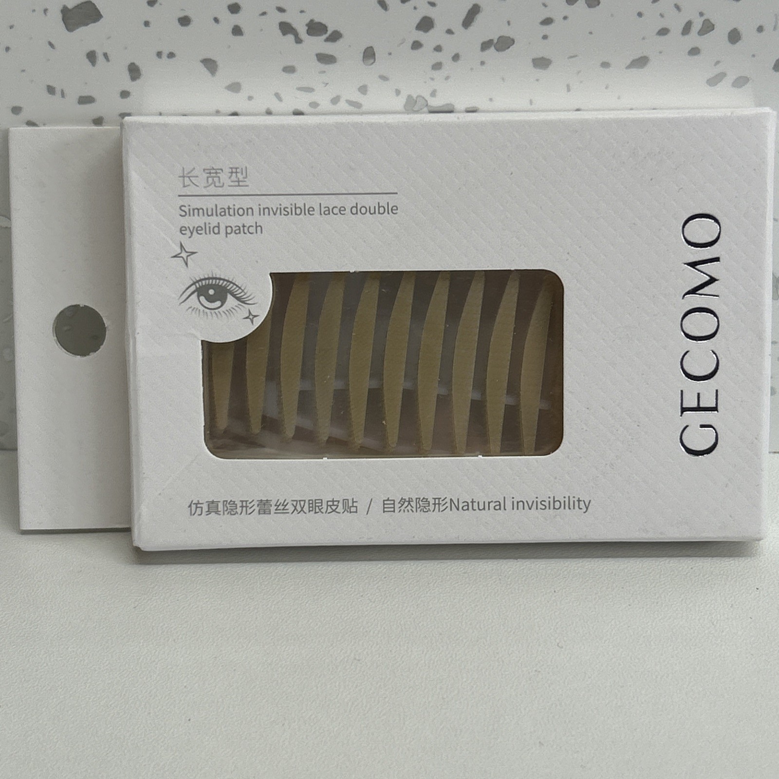 Gecomo Eyelid Lift Strips Patches Invisible Laced Eyelid Lift Simulation 90 Pack