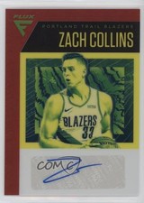 2019-20 Panini Chronicles Flux Auto Red Zach Collins #FA-ZCO Auto 10xc