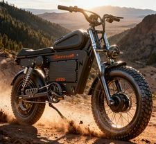 20 inch Electric Motorbike Cheevalry GT20 6000W 60V 43AH Off Road E-Motorbike US