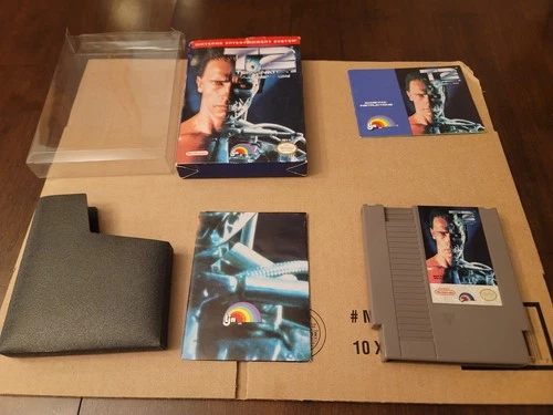 T2: Judgment Day Terminator 2 (Nintendo NES 1992) Box Manual Cart Poster  Tested