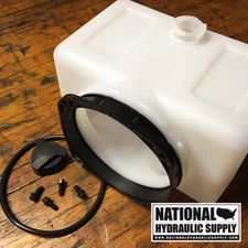 SPX Stone/Fenner Plastic Reservoir Tank Kit,Snow Plow Power Unit,Hiniker,4687-AC