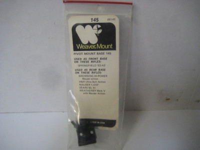 Weaver Pivot mount Base #145