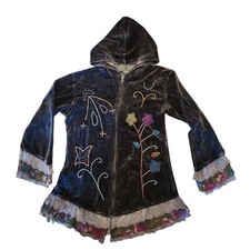 Kathmandu Imports Festival Jacket Sz M/l Womens Hoodie Boho Embroidery