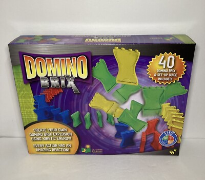 Domino Brix The Learning Journey International Stem Product Game Night Fun Lot 2