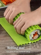 1pc Sushi Making Tool Sushi Roll Mat Seaweed Rice and Vegetable Roll Machine Diy