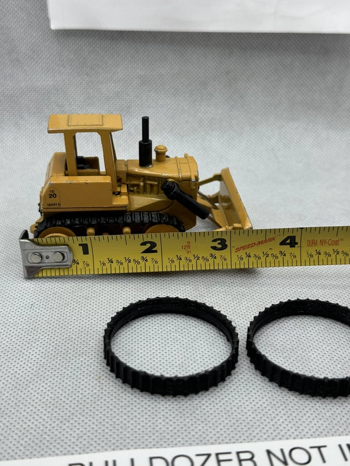 1 par de pistas nuevas para bulldozer 1/64 ERTL DIECAST INTERNATIONAL TD20 Foto 3 de 4