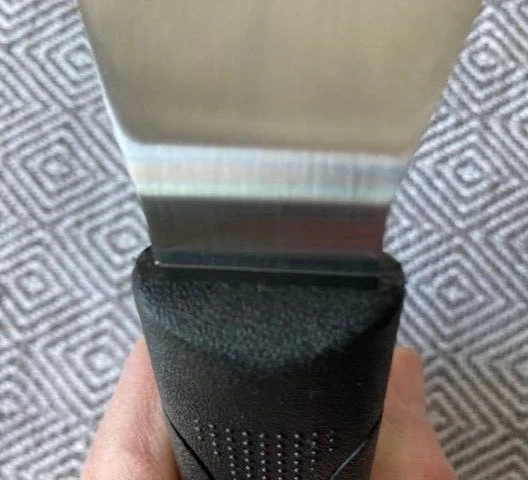 Mercer Culinary M18720 Turner 6" x 3" Square Edge 13-1/2" Stainless Spatula - Image 3 of 4