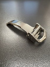 Original Cartier Steel Folding Clasp 14mm - Chiusura Deployante