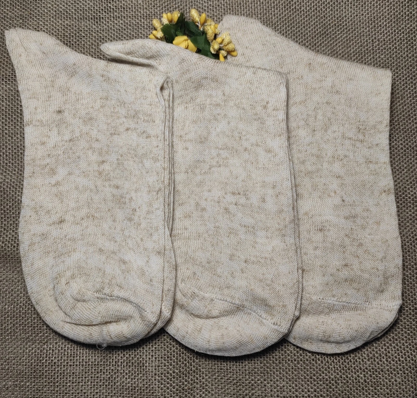 Set of 5 Pairs Linen Socks
Opens in a new window or tab