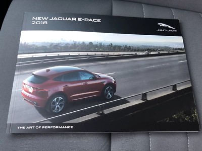 2018 JAGUAR E-PACE 80-page Original Sales Brochure