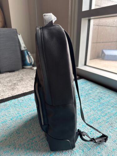 Brand New w/ tag Calvin Klein Classic Stylish Backpack, leather+nylon - Picture 3 of 8