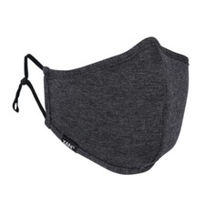 Masque visage coton réglable gris bruyère Zan Headgear FMA287 avec filtre PM 2,5