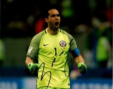 Team Chile Claudio Bravo Autographed Signed 8x10 Photo COA F