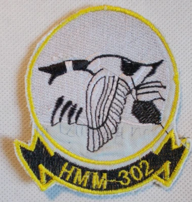 Ecusson / patch US Vietnam - HMM 302 - Marines corps - Photo 1/2