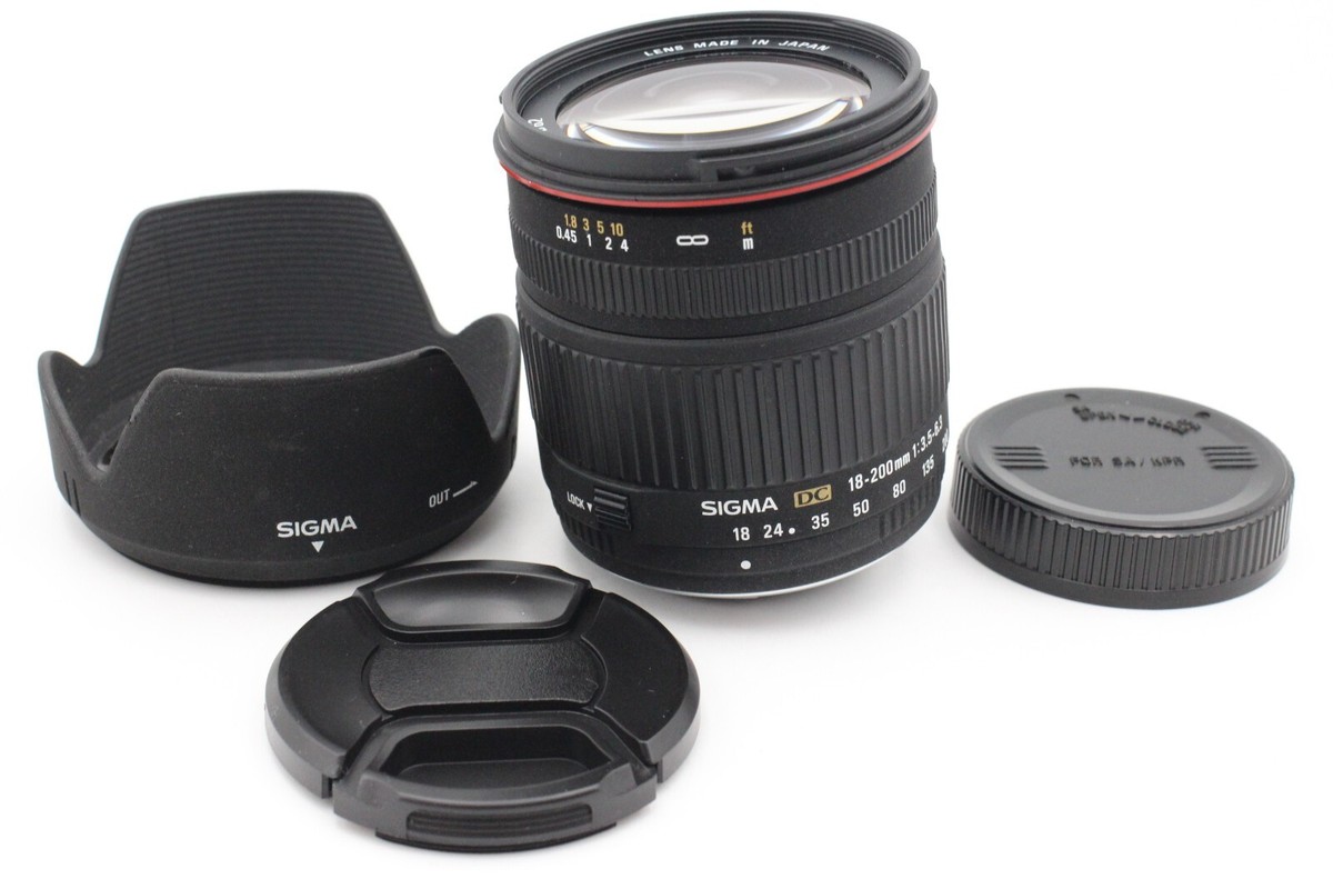 N MINT ] SIGMA AF 18-200mm f/3.5-6.3 DC for Pentax From