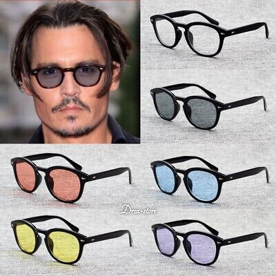 Vintage Sunglasses Frame Retro Clear Glasses Tinted Lens Fashion Men 