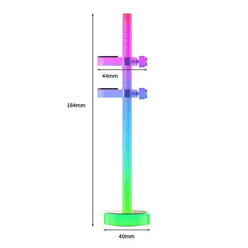 Dual Desk 5V 3Pin ARGB Graphics Card Stand Bracket Height Adjustable GPU Holder - Afbeelding 4 van 12