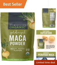 Savor Our 8 oz Organic Gelatinized Maca Powder - Nutrient-Rich  Tummy-Friendly