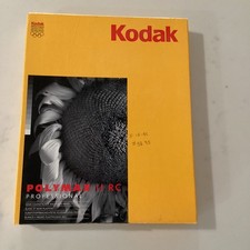 KODAK  Polymax II RC - 100 Sheets - 8 x 10" GLOSSY - Blk Wh Photo Paper 11/96