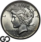 1935 Peace Dollar, Premium Quality Solid Gem BU++ Final Year Issue