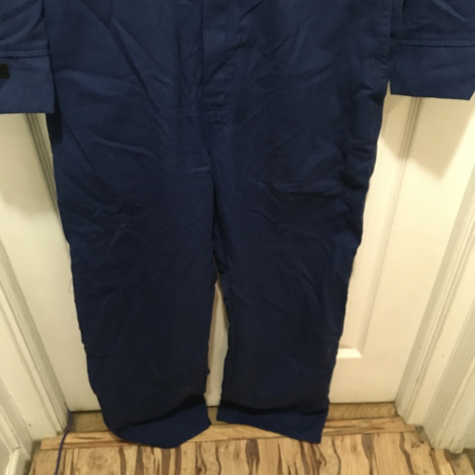 Workrite Brand FR Fire Flame Resistant Coveralls Indura Navy Blue 38-R NWT - product detail image 6