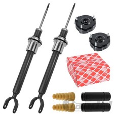 2x STOSSDÄMPFER + FEBI DOMLAGER VORNE passend für MERCEDES E-KLASSE W211 S211 2x STOSSDÄMPFER + FEBI DOMLAGER VORNE passend für MERCEDES E-KLASSE W211 S211