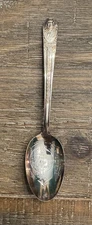 Vintage Wm. Rogers Mfg Co. Silver Plated Presidential Spoon John Kennedy