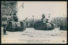 bb Military vehicle Tank WWI ww1 war original old c1915-1925 French postcard