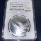 2021 Cook Island $2 NGC PF 70 Ultra Cameo American Double Eagle