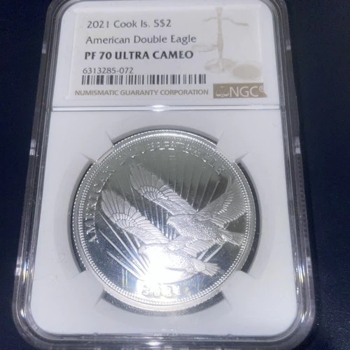 2020 Cook Island $2 NGC PF 70 Ultra Cameo American Double Eagle
