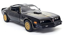 Greenlight 1/24 - Pontiac Firebird Trans Am 1977 Black Bandit! Diecast Model Car