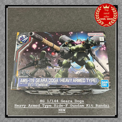 HG 1/144 Geara Doga Heavy Armed Type Side-F Gundam Kit Bandai NEW