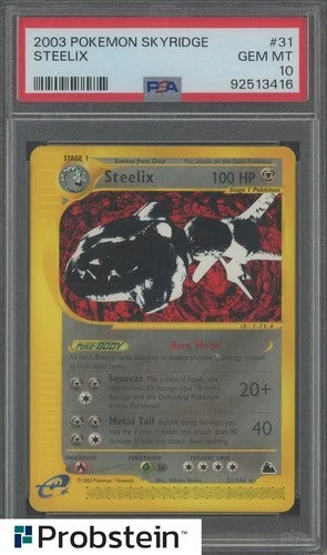 2003 Pokemon Skyridge #31 Steelix PSA 10 GEM MINT
