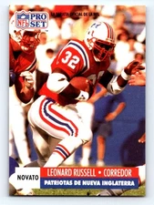 1991 Pro Set Spanish #256 Leonard Russell Fresh Break EX-EXMINT
