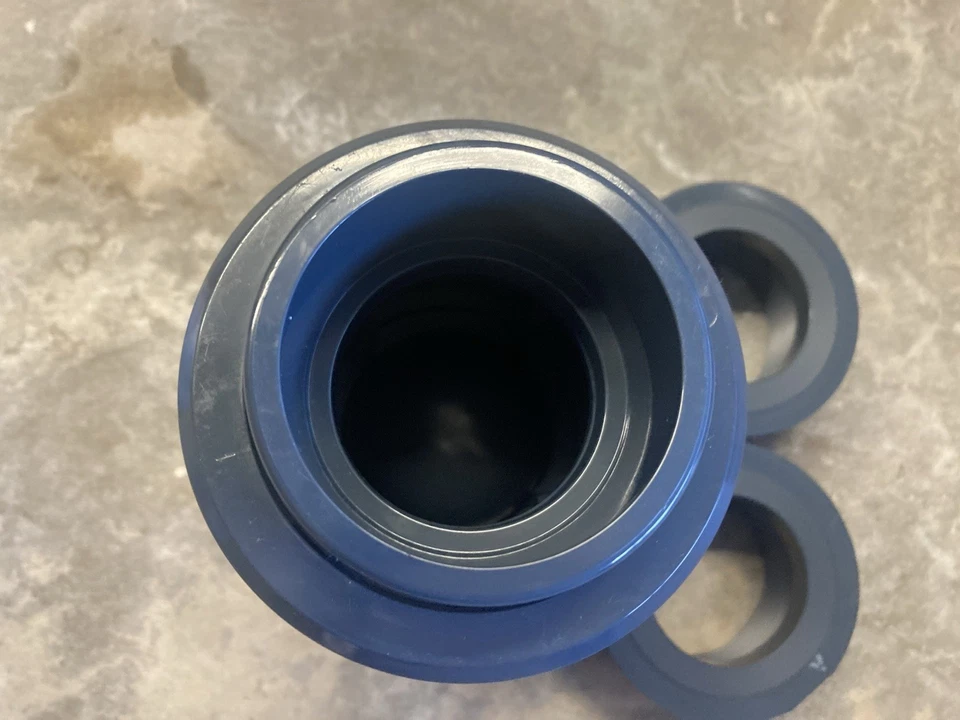 2” Asahi Ball Check Valve FKM PVC Slip/threaded - Image 2 of 4