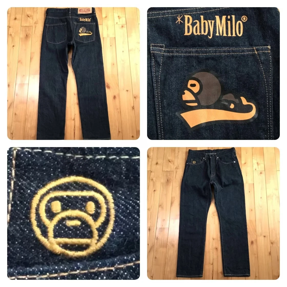 Mizuno 　A Bathing Ape ストレートデニム　Ｍサイズ A Bathing Ape Denim Regular Size Pants for Men for sale | eBay