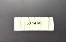 🇺🇸Duck Call Reeds 50 14 Mil Mylar reeds for cutdown (olt Style) Duck Calls.