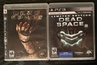 Dead Space PS3 Sony PlayStation 3 Lot: Dead Space 1 & Dead Space 2