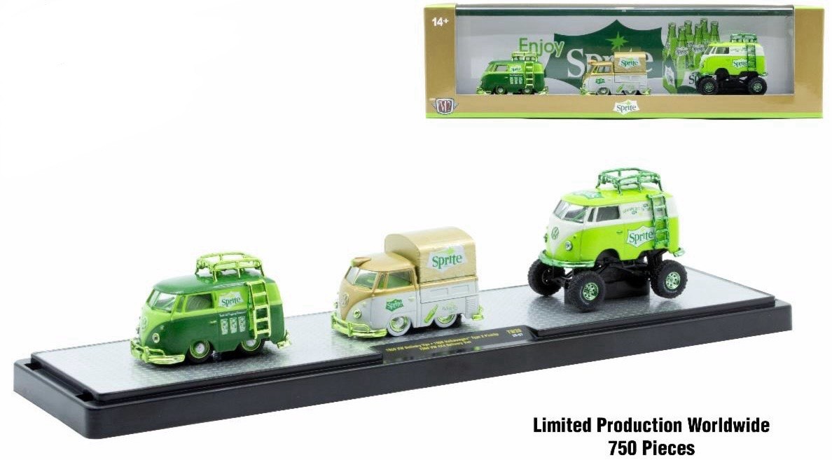 M2 MACHINES CHASE '60 VW DELIVERY VAN '60 VW TYPE 2 PICKUP '60 VW