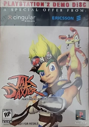 Jak and Daxter (Demo disc) (Playstation 2/PS2) Cingular Ericson SEALED RARE 2001