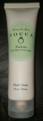 New Tocca Giulietta Pink Tulip Green Apple Hand Cream 30ml 1oz Travel Size