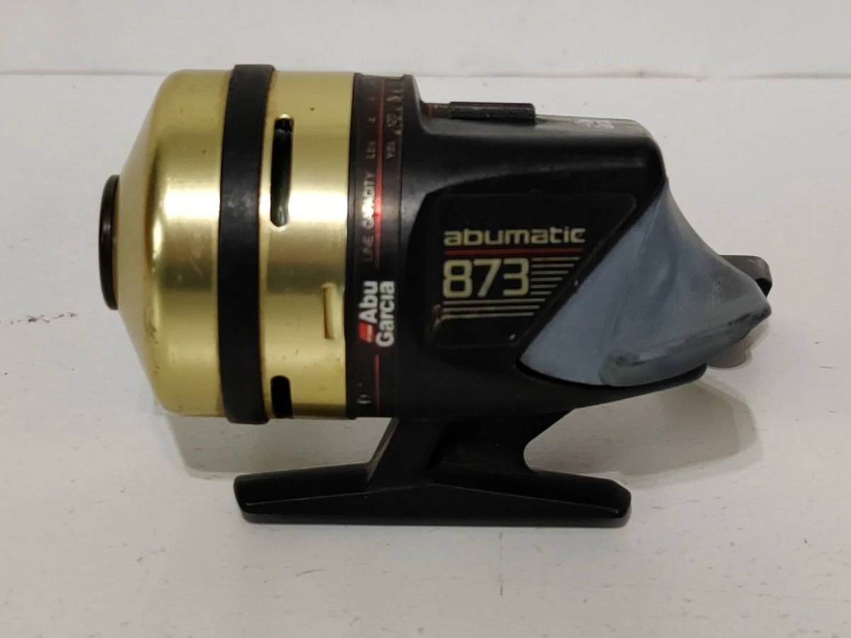 ABU Garcia Abumatic 873 Spincast Fishing Reel Works Great
