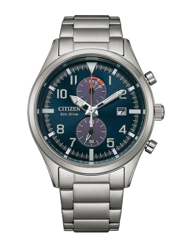 Citizen CA7028-81L Eco-Drive Herrenuhr Chronograph 100m Dunkelblau - Bild 1 von 1