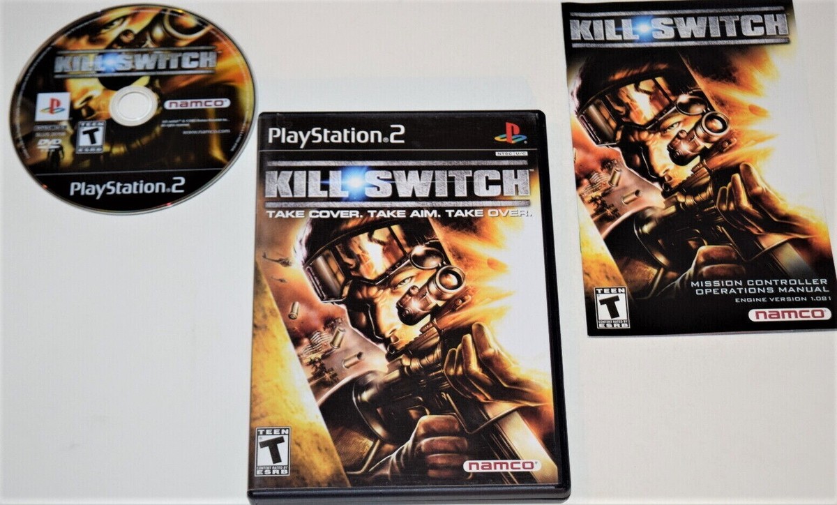PS2 : KILL SWITCH !! TAKE COVER. TAKE AIM. TAKE OVER