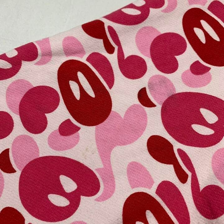 A BATHING APE Vintage Baby Milo Heart Design Zip Hoodie Parker