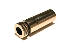 Laser Diode Housing w/ 3 Element Lens - 9mm / TO-5 - 12mm x 30mm SOLID BACK Blue