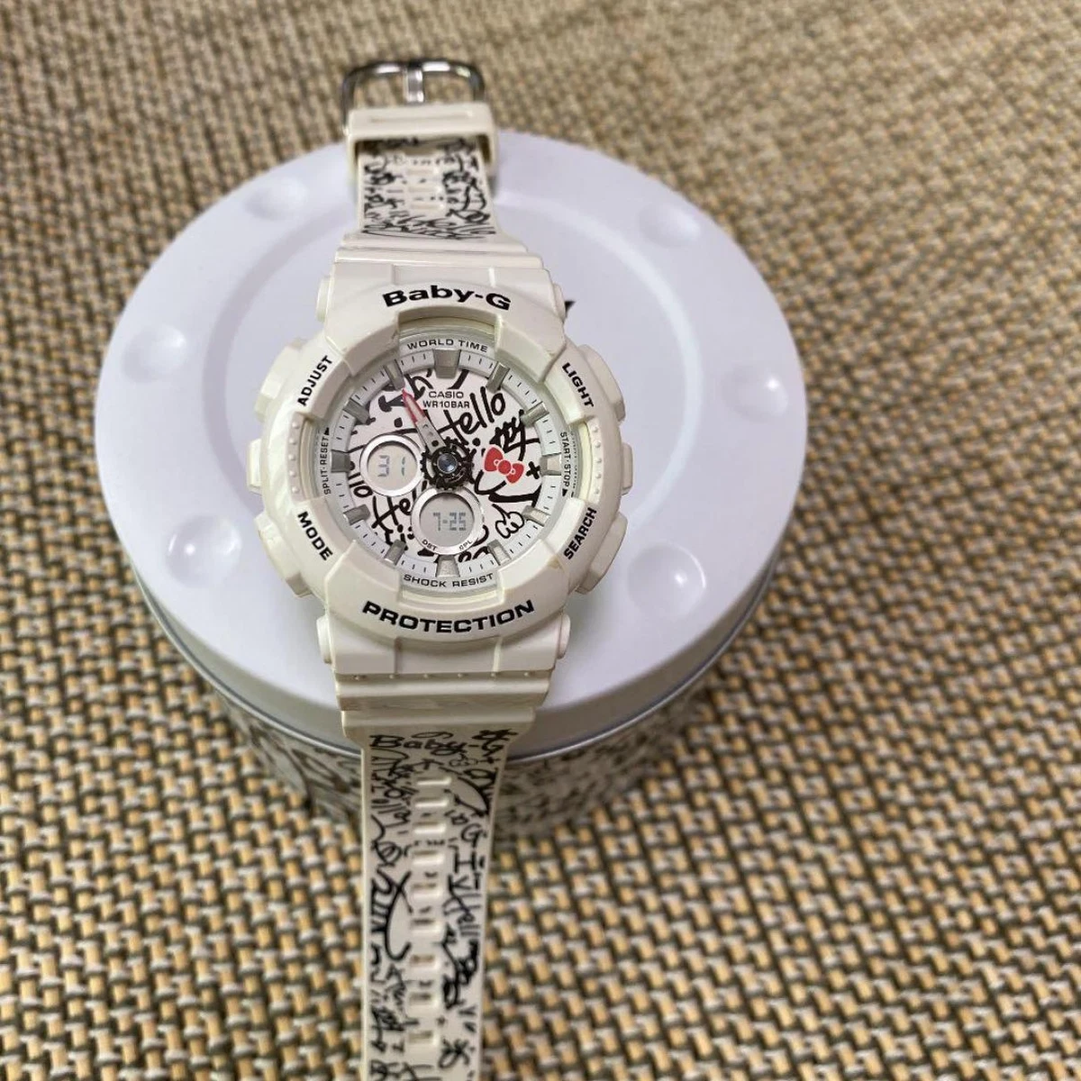 CASIO Baby-G HELLO KITTY BA-120KT Watch White